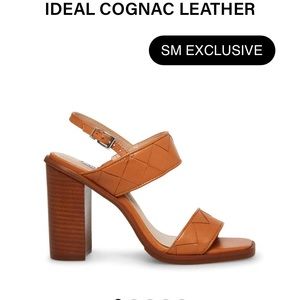 Steve madden cognac heel